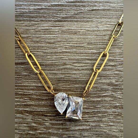 Diamond necklace A1149 - Picture 3 of 5